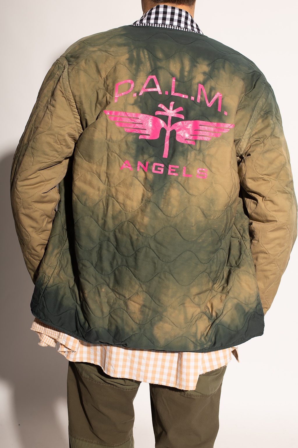 Palm Angels Quilted jacket with logo